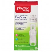 اكياس الرضاعات الشفافة 300مل بلايتكس 100 حبة Playtex Baby Nurser Drop-Ins Baby Bottle Disposable Liners, Closer to Breastfeeding 8 Ounce  100 Count